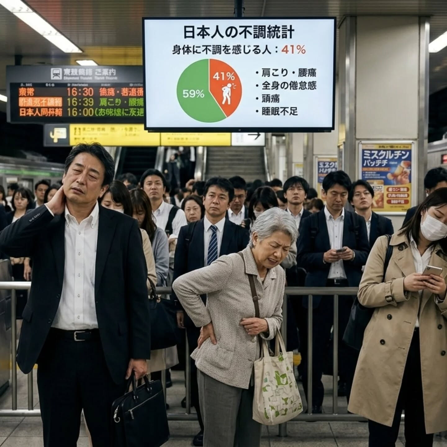 体の不調でお悩みの方にお知らせ